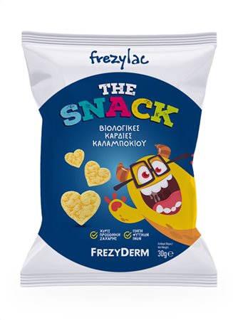 FREZYLAC THE SNACK- Βιολογικές καρδιές καλαμποκιού 
