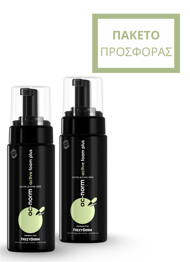 2 AC-NORM ACTIVE FOAM PLUS 150ml ΣΕ ΜΕΙΩΜΕΝΗ ΤΙΜΗ