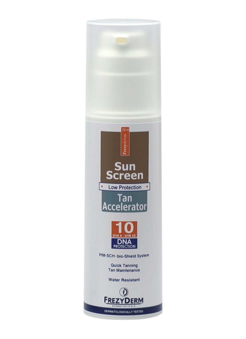 SUN SCREEN TAN ACCELERATOR SPF 10