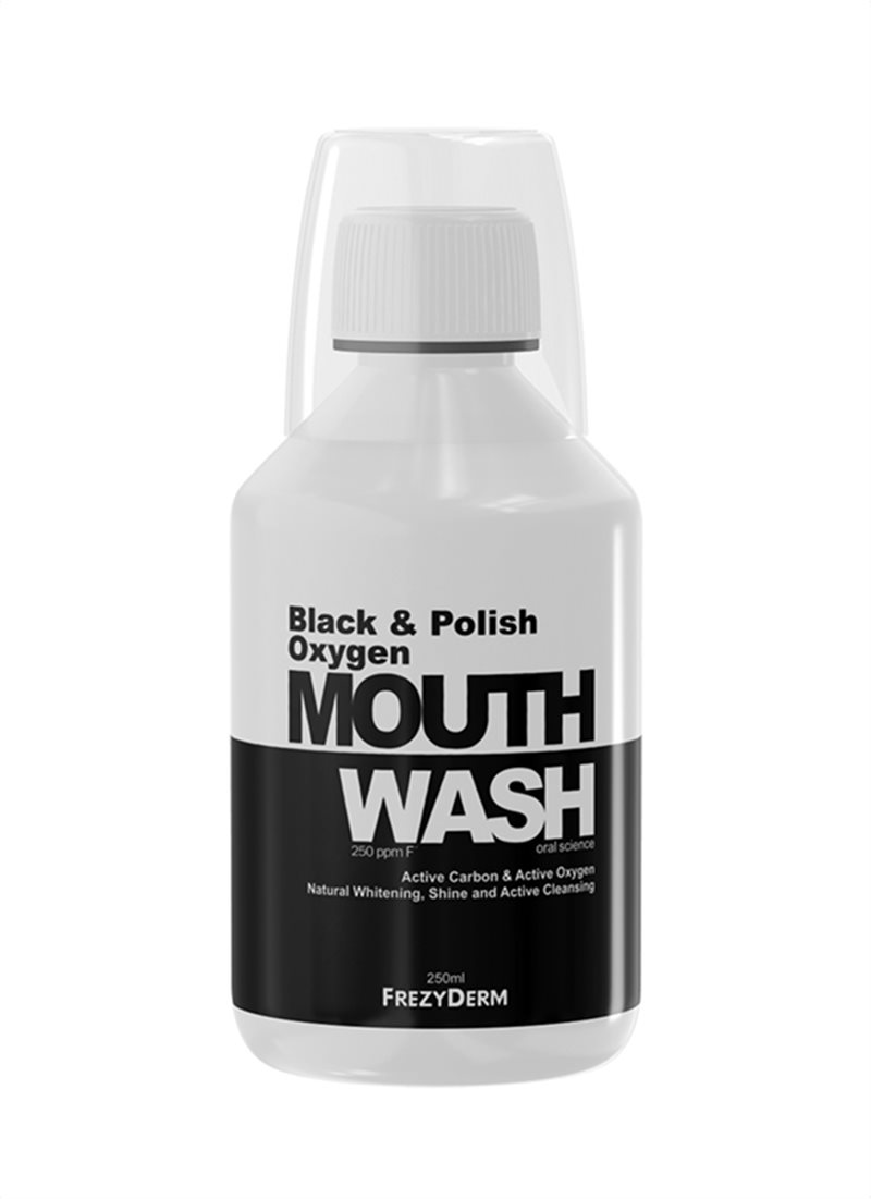 BLACK & POLISH OXYGEN MOUTHWASH Στοματικό διάλυμα FREZYDERM FREZYDERM