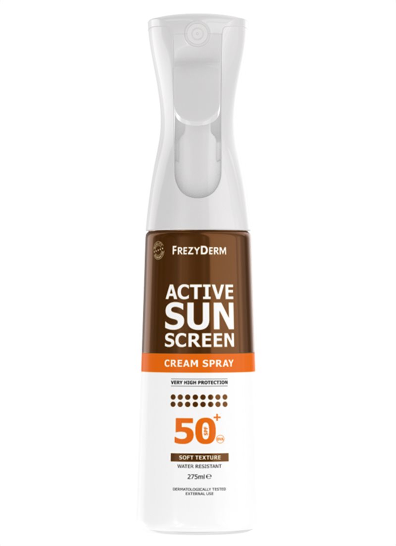ACTIVE SUN SCREEN CREAM SPRAY SPF 50 FREZYDERM active-sun-screen-cream-spray-spf-50-frezyderm